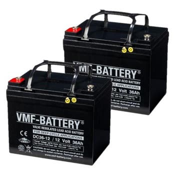 2 Stuks: VMF DC36-12 AGM Deep Cycle Loodaccus, origineel, Verzenden, Nieuw