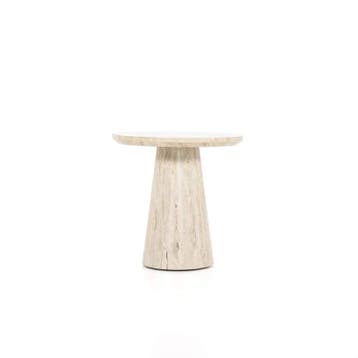 Bijzettafel Aime - 45cm - Beige - 95738 - bijzettafels, Nieuw, Overige materialen