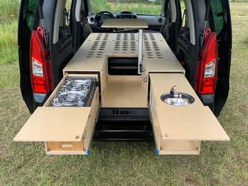 Minicamper inrichting voor Berlingo, Caddy, T5/T6 etc.., Ophalen, Nieuw, Overige