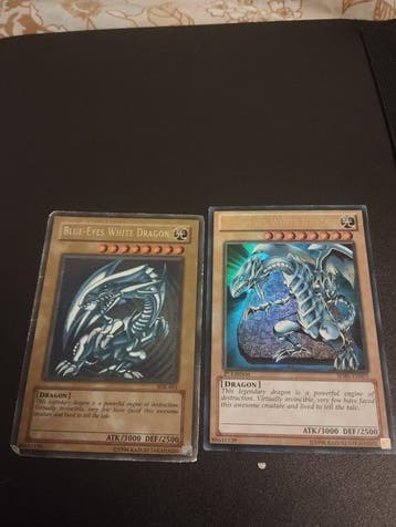 Konami - 2 Card - Yu-Gi-Oh! - Blue-Eyes White Dragon, Nieuw