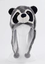 Muts Flappen Grijze Wasbeer Laplander met Oortjes Raccoon Be, Ophalen of Verzenden, Nieuw