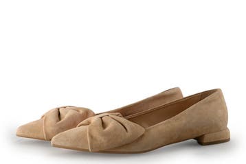 Manfield Ballerinas in maat 39 Beige, Kleding | Dames, Schoenen, Verzenden, Beige, Ballerina's, Zo goed als nieuw