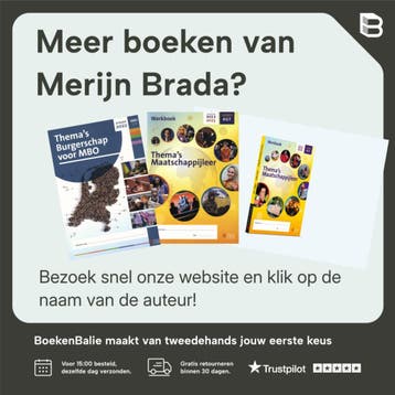 2022-2023 entree 2 / Themas Burgerschap voor MBO /, Boeken, Schoolboeken, Verzenden, Zo goed als nieuw, Merijn Brada