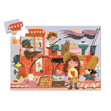 Djeco puzzel kinderpuzzel Le voyage van €13,99 voor €12,59, Ophalen of Verzenden, Nieuw