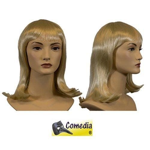 Theaterpruik pony halflang blond, Hobby en Vrije tijd, Feestartikelen, Feestartikel, Nieuw, Verzenden