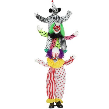 Stapelbare Halloween-Animatronics-Clowns Met Rode Gloeiende, Verzenden, Nieuw