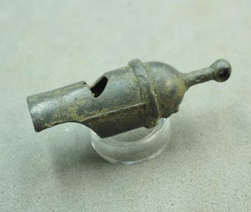 18th century pewter whistle - 38 mm (Zonder minimumprijs)