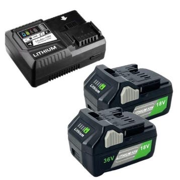 Startset: 2 stuks Hikoki Multivolt, 123accu huismerk, Verzenden, Nieuw