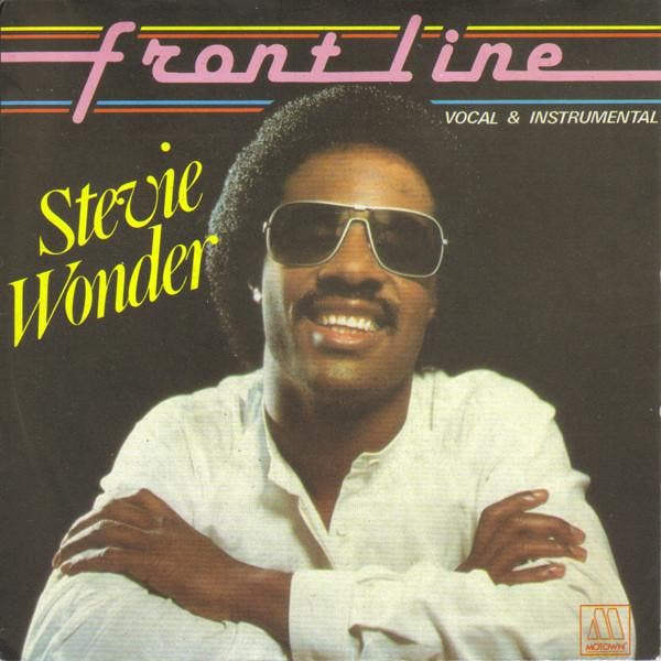 vinyl single 7 inch - Stevie Wonder - Front Line (Vocal &..., Cd's en Dvd's, Vinyl Singles, Zo goed als nieuw, 7 inch, Pop, Verzenden