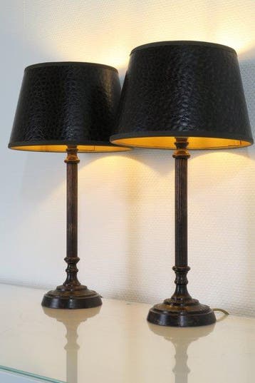 Set Chique Tafellampen / Bureaulampen - Tafellamp (2) -