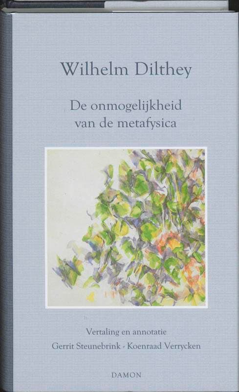 De Onmogelijkheid Van De Metafysica | Wilhelm Dilthey, Boeken, Filosofie, Nieuw, Ophalen of Verzenden