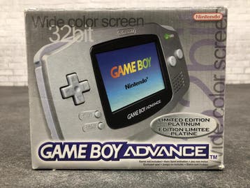 Gameboy Advance Silver [Complete], Spelcomputers en Games, Spelcomputers | Nintendo Game Boy, Ophalen of Verzenden, Zo goed als nieuw
