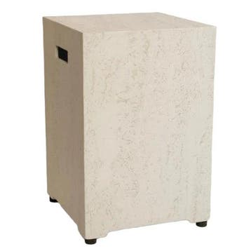 Happy Cocooning Enclosure Square Travertine - bijzettafel, Nieuw