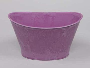 Bloempot Ovaal Soft Roze 22x15x12 cm, Huis en Inrichting, Ophalen of Verzenden, Nieuw