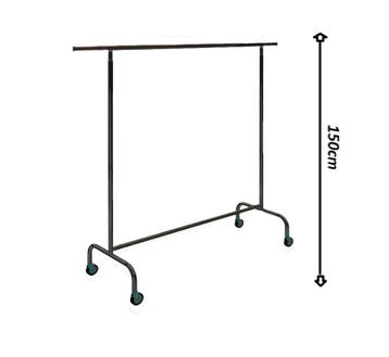 Kledingrek op wielen | EIGEN IMPORT | Verstelbaar 200kg, Nieuw