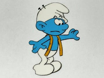 Hanna-Barbera - Originele animatie-cel - The Smurfs (1981), Nieuw in verpakking