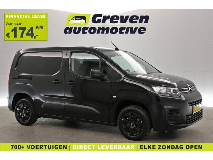 Citroën Berlingo 1.5 BlueHDI | Airco | Cruise |, Auto's, Bestelauto's, Handgeschakeld, Diesel, Zwart, Citroën