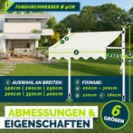 Klemluifel - Balkon luifel - Verticale luifel - 400 cm - Bei, Verzenden, Zo goed als nieuw