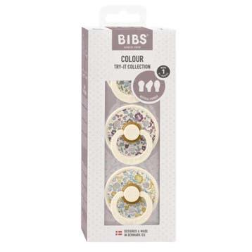 BIBS Liberty Colour Try-It Collection Eloise Ivory Spenen, Ophalen of Verzenden, Nieuw, Overige typen