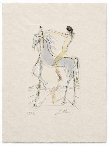 Salvador Dali (1904-1989) - The Beloved is as Fair as a
