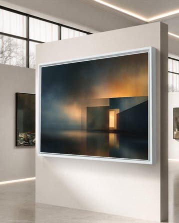 Lea Ottavi - Gold Before Departure · XXL · Hand signed