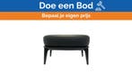 Bieden: Minotti Leslie Bergere Leather Poof - Aspen 26 - Bl, Ophalen of Verzenden, Nieuw