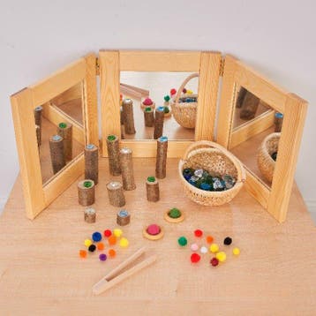Cosy tafel drieluik spiegel educati van €187,95 voor €93,98, Ophalen of Verzenden, Nieuw
