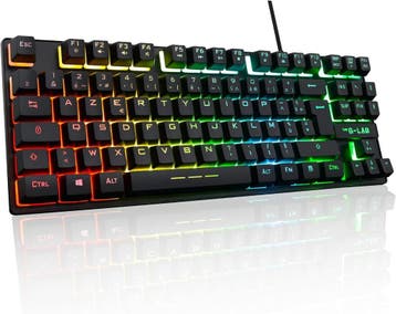 TKL Gaming Keyboard AZERTY | Tweedekansje | OP=OP, Ergonomisch, THE G-LAB, Azerty, Ophalen of Verzenden