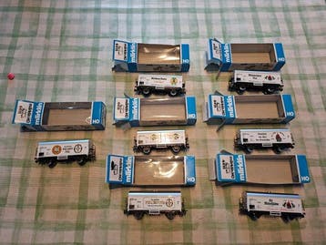 Märklin H0 - 4415 - Modeltrein goederenwagon (7) - Set van 7, Hobby en Vrije tijd, Modeltreinen | H0, Nieuw