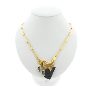 Gouden Limited Edition Lapponia collier met triplet opaal..., Gebruikt, Ophalen of Verzenden, Met edelsteen, Goud