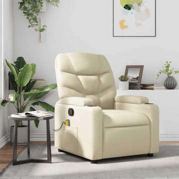 Relaxfauteuil Kunstleer | Tweedekansje | 41% Korting OP=OP, Huis en Inrichting, Fauteuils, Overige materialen, 75 tot 100 cm, Ophalen of Verzenden