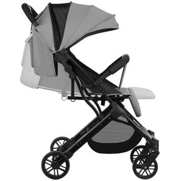 Buggy-kinderwagen Finn, opvouwbaar, 5-puntsgordel - grijs, Verzenden, Nieuw