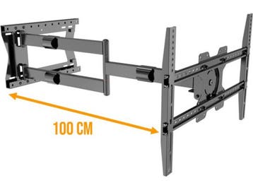 Nanook TV-beugel - Draaibaar - Extra lange arm 100 cm -, Verzenden, Zo goed als nieuw