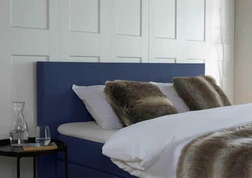 ACTIE! Boxspring Venetië 180 200 Blauw, 180 cm, 200 cm, Modern, Verzenden