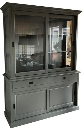 Buffetkast mosgrijs Elst 160cm, Ophalen of Verzenden, Nieuw