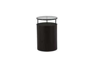 Bijzettafel  Patra  Zwart  Glas  Jörn, Huis en Inrichting, Verzenden, Nieuw