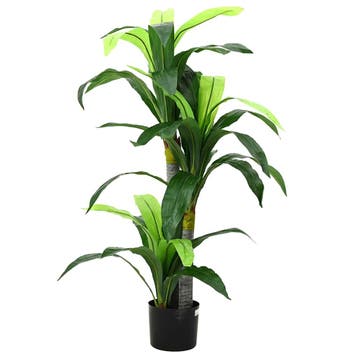 vidaXL Kunstboom Dracaena 36 bladeren 120 cm groen, Verzenden, Nieuw