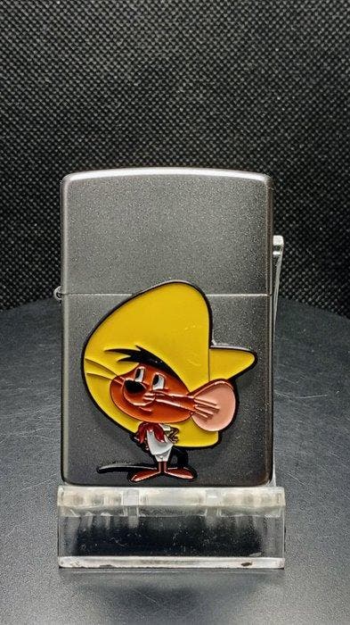 Zippo White Frost - Speedy Gonzales - Zonder minimumprijs -, Verzamelen, Rookartikelen, Aanstekers en Luciferdoosjes