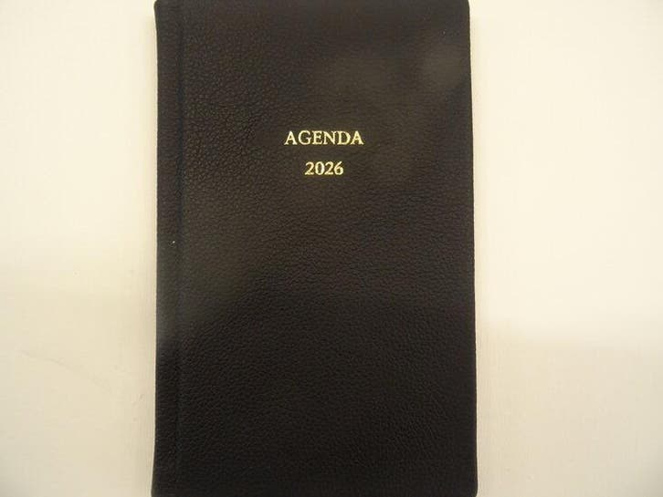 2026 Buroagenda leer, Diversen, Agenda's, Verzenden