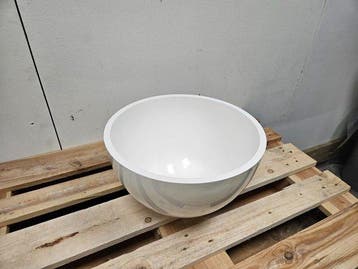 Opzetwastafel waskom 41,5 x 26 cm kunststof, Ophalen of Verzenden, Nieuw, Bad