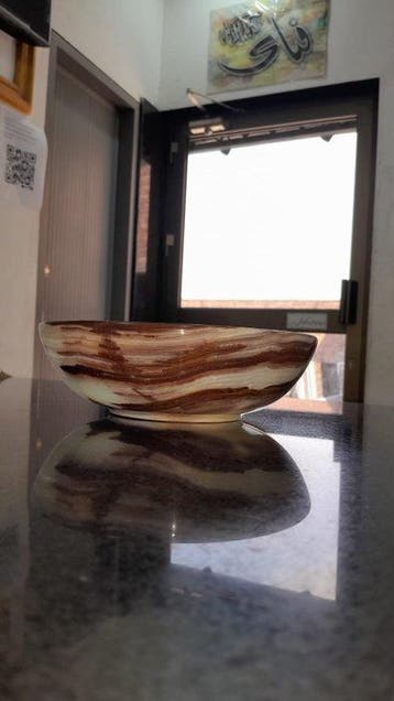 Schaal - Onyx-Solid Natuursteen - Onyx - Fruitkom