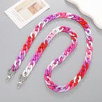 Universeel Paars-Rood-Roze Telefoonkoord / -Ketting Acryl, Ophalen of Verzenden, Nieuw, Bescherming