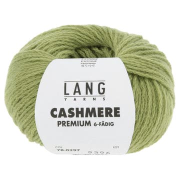 LANG Yarns Cashmere Premium - 297 Licht Olijfgroen - Puur, Ophalen of Verzenden, Nieuw