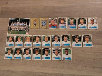 1988 Panini Euro 88 Équipe complète Angleterre panini Euro, Nieuw