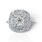 Ring - 18 karaat Witgoud - 2.20ct. tw. Diamant (Natuurlijk), Nieuw