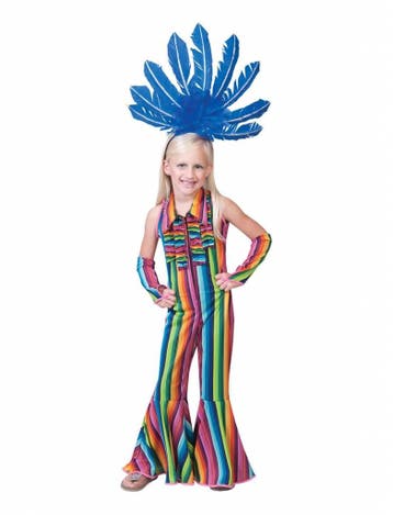 Hippie Jumpsuit Meisje Kostuum, Ophalen of Verzenden, Nieuw