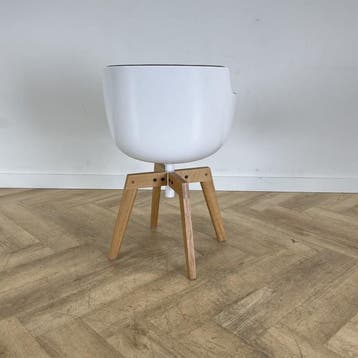 MDF Italia Flow design stoel van Jean-Marie Massaud, Gebruikt, Zwart, Ophalen of Verzenden, Eén