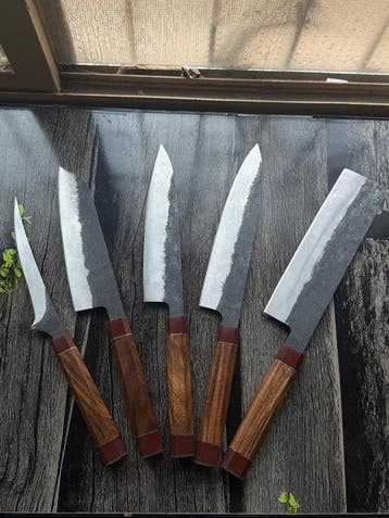 Keukenmes - Kitchen knife set - Staal - Noord Amerika -