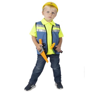 Bouwvakker verkleedsetje Willy, Ophalen of Verzenden, Nieuw