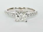 Verlovingsring - 14 karaat Witgoud - 1.27ct. tw. Diamant